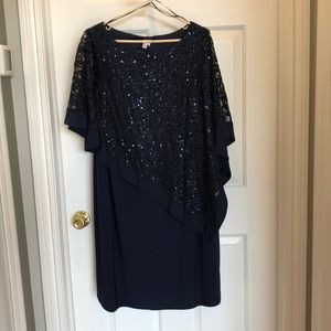 Dress barn Navy cocktail dress